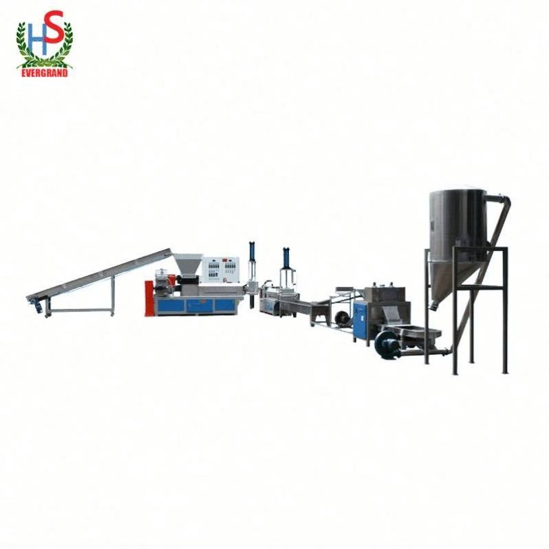 Hdpe recycle plastic pellets making machine Extruding pe film pelletizer