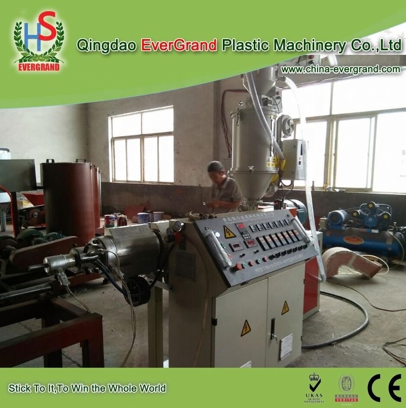 Plastic Single Wall Corrugated Pipe Extrusion Line Flexible Hose Making Machine