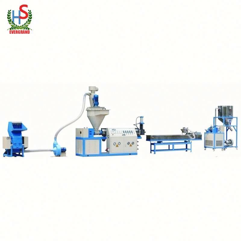 Hdpe recycle plastic pellets making machine Extruding pe film pelletizer