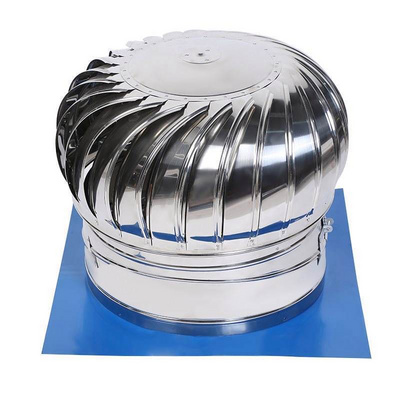 wind driven circle turbine no power roof ventilation fan