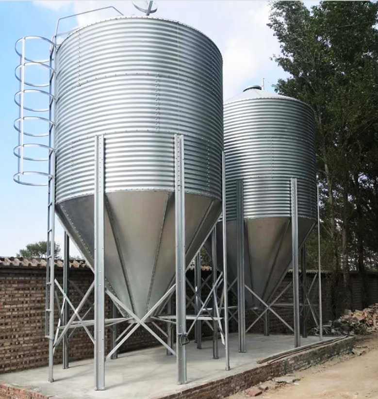 silo for corn grain poultry feed bins small silo transport wheat silo