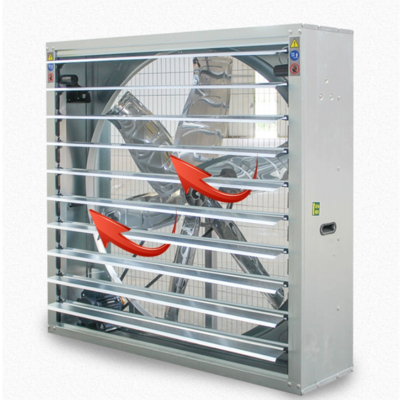 Poultry Farm Chicken House Ventilation Cooling hammer fan Exhaust Fan for Broiler Layer Air Cooling In Big Air Flow