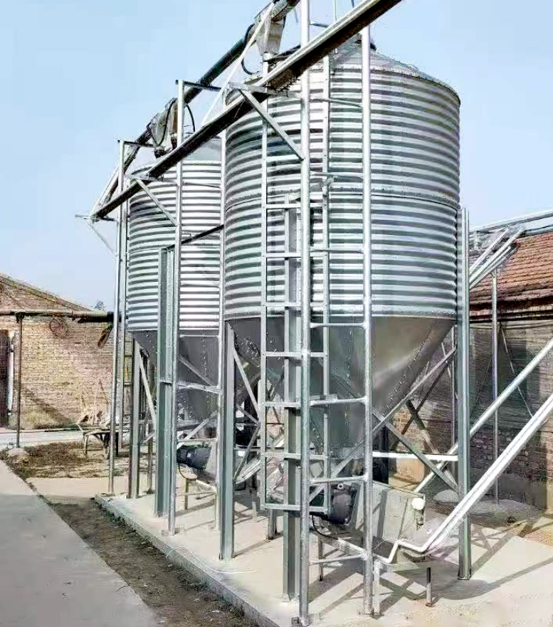 silo for corn grain poultry feed bins small silo transport wheat silo