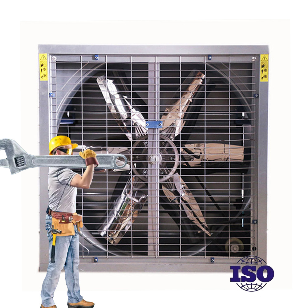 Huayi Drop weight heavy ventilation exhaust fan Axial flow fan Flow cooling fan suitable for farms