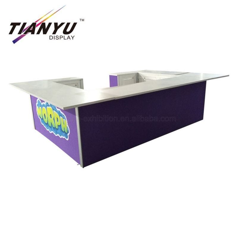 Bar Folding Pop Up Table Exhibition Jewellery Shop Design Coffee  Portable Display Counter