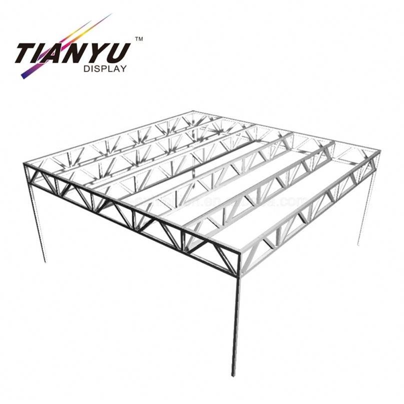 Tianyu Custom Factory Price Trade Show Display Exhibition Booth Light Weight Steel Truss Triangle 290 Roof Truss