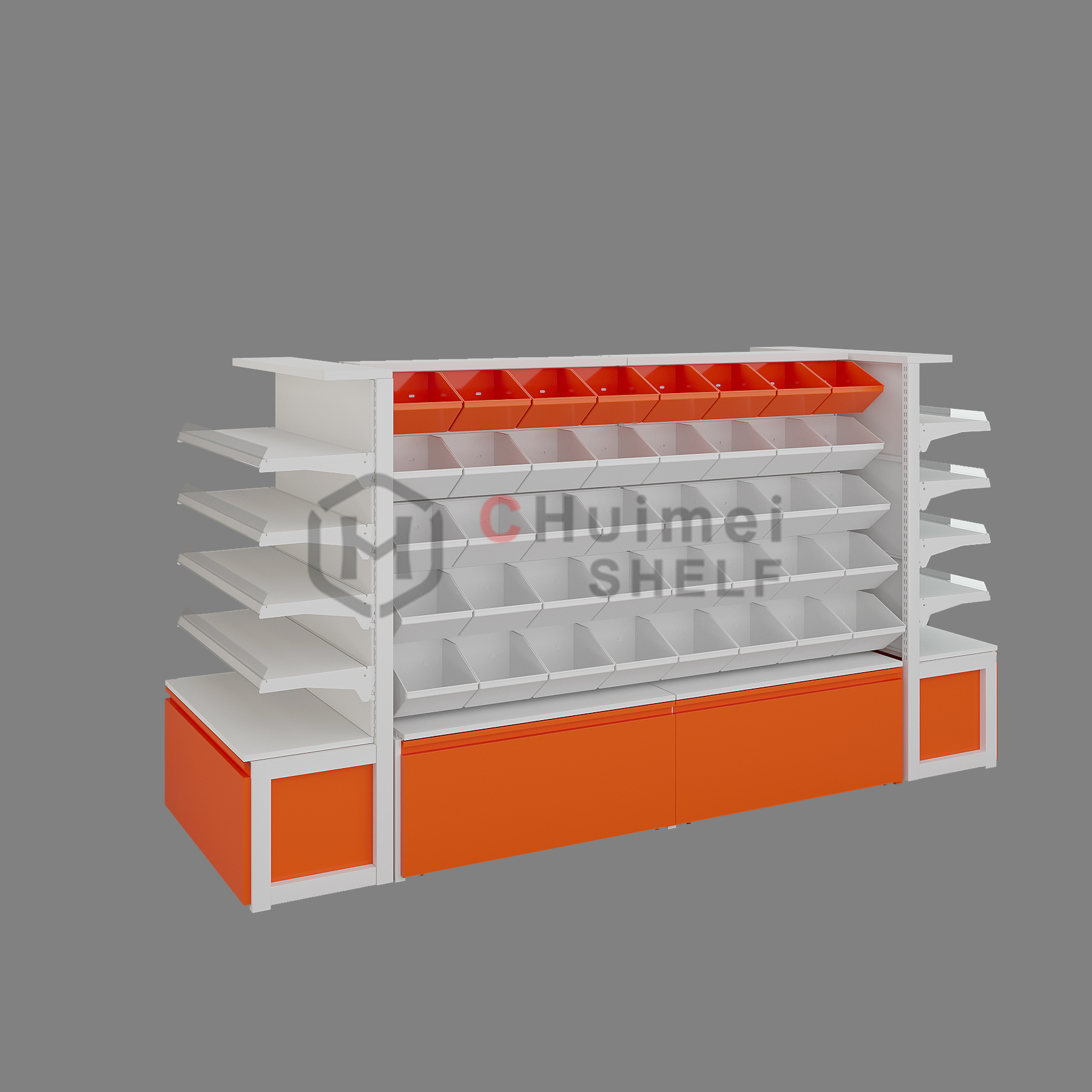 Snack Display Shelving Rack Candy Rack Display Shelf Light Duty Customized Iron Display Stand Metallic Metal Shelving Units