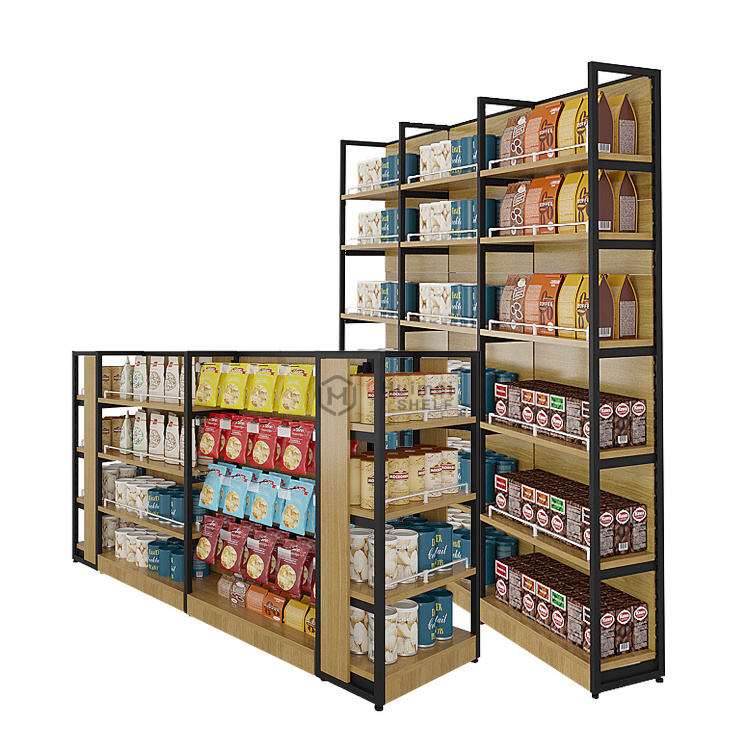 Customized Retail Shop Display Fixture Supermarket Shelving Grocery/Convenience Store Display Shelves