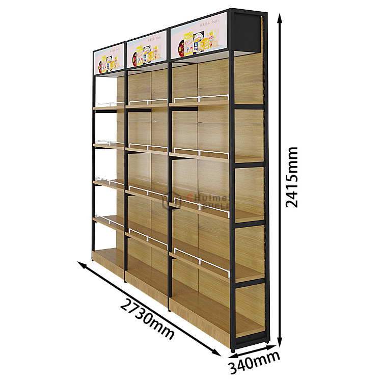 New Arrival Steel Supermarket Shelves Retail Store Advertising Display Gondola Shelving