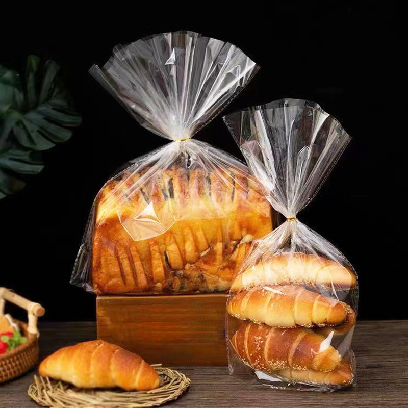 Plastic Loaf Bread Wrapping Breathable Micro Perforated Bags for Homemade Bread and Bakery Storage Bag