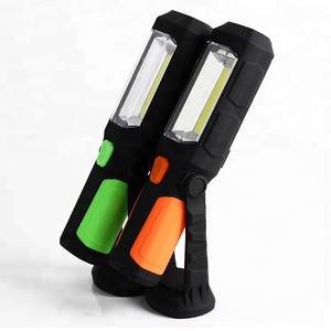 Portable 3W COB inspection working flashlight ,cordless work light with hook&magnet