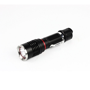 Camping super bright high power attack head 1000 lumen water resistant usb rechargeable tactical led flashlight