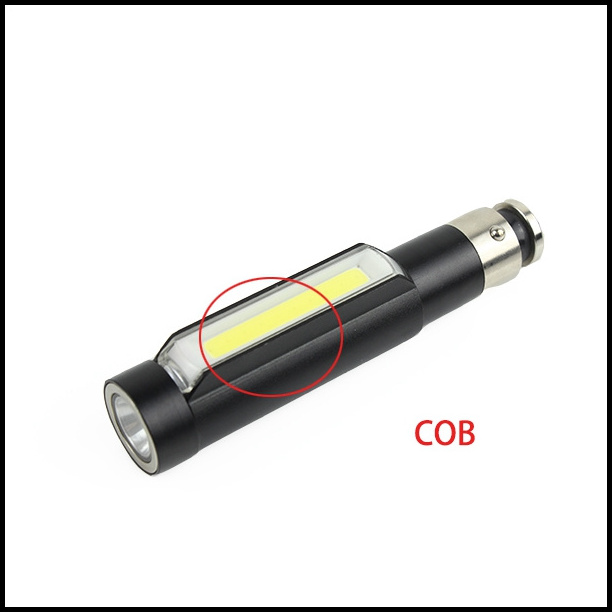 12V COB LED Car Cigarette Lighter led light, Small Rechargeable car flashlight, Mini LED Flashlight With Car Charger