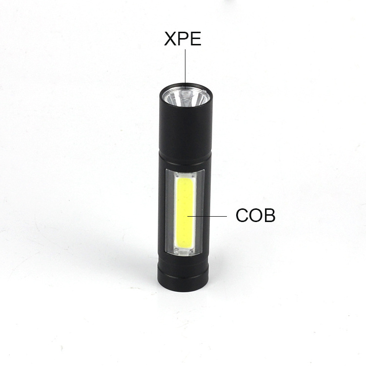 LED Adjustable Focus Mini Flashlight Small for Kids Child Camping Cycling Hiking Emergency USB Rechargeable Mini Led Flashlight