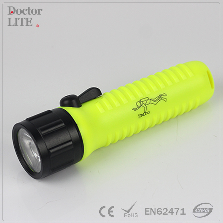 Waterproof high Lumens Diving Flashlight UnderWater Depth Bright LED Lighting Lamp led diving flashlight