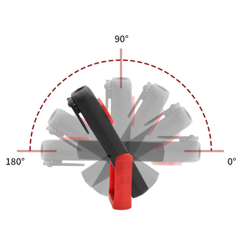 Portable LED Work Light, Pivot COB Magnetic Flashlight with 180 degree Swivel Magnet Base  & 360 degree Hanging Hook