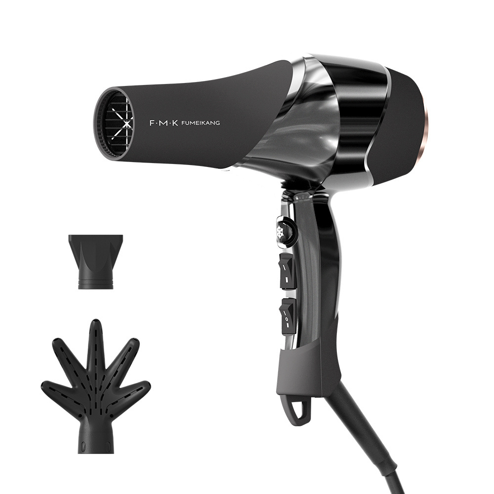 FMK RTS Professional Long-life AC Motor Salon Ionic hair dryer with Ceramic technology and Cool Air Function hand dryer for hair