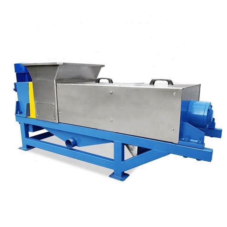 Agricultural equipment distiller's grains dewaterer machine banana tree shredding dewatering ddgs screw press