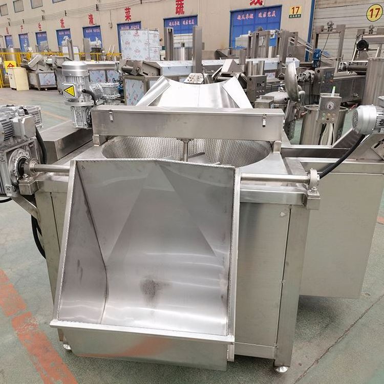 Automatic Potato Chips Deoiling Machine Potato Chips fryer Machine / french fries Deep Fryer