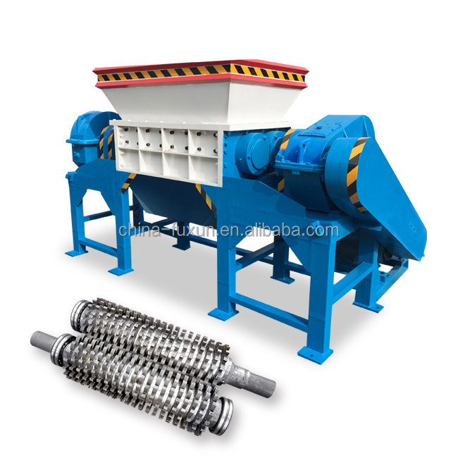 shredder for foam tyre twin shaft shredder wood pallet shredder