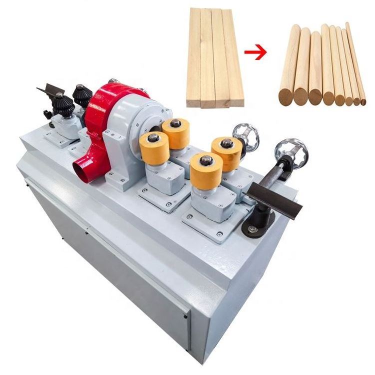 Easy operate Bidragon Wooden Dowel Making Machine Wood Woodworking Screw Broom Handles Stick