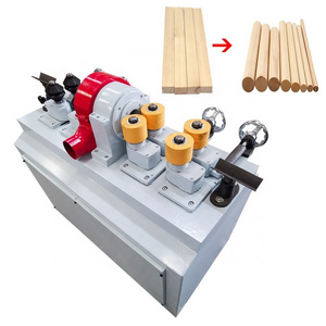 Mop Stick Making Machine Round Shape Wooden Stick Making Machine Round Rod Milling Machine