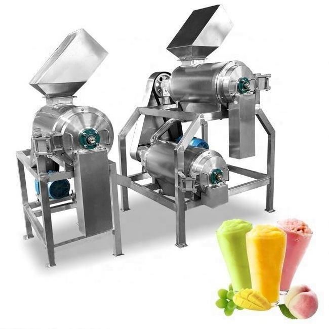 Raspberry Pulper Spinach Fruit Peeling Pulping Machine Cactus Extracting Machine