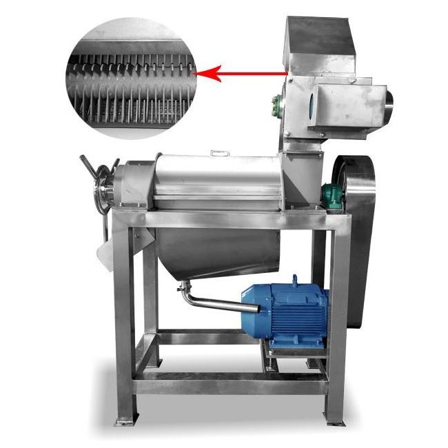 Professional High Efficient Industrial Cold Press Fruit Juice Screw Extractor Vegetable Crushing Juicer Dispenser Machine