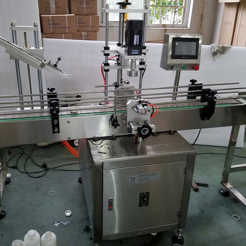 120ml chubby gorilla bottle filling capping machine auto filling cosmetic palm oil sauce production line automatic plastic cap