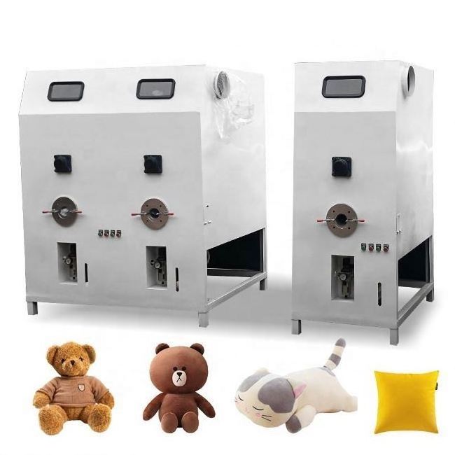 Doll Filling Equipment Automatic Down Filling Machine Soft Toy Fiber Stuffing Machine