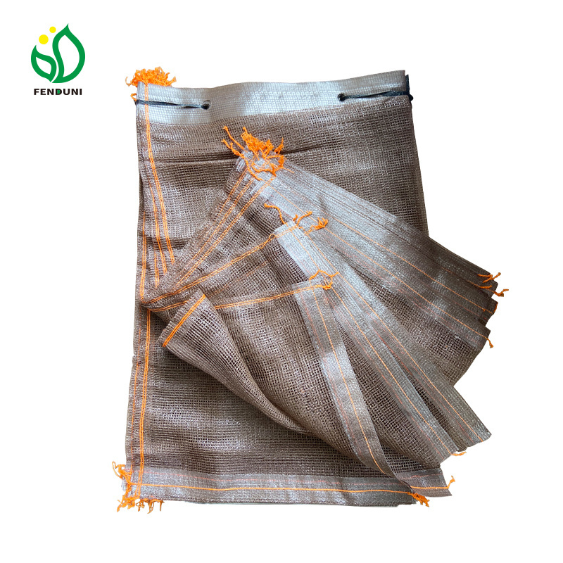 Hot sale vegetable fruit leno MESH BAG , PP MESH BAG for potato Onion,Drawstring firewood Mesh/NET BAG with good price