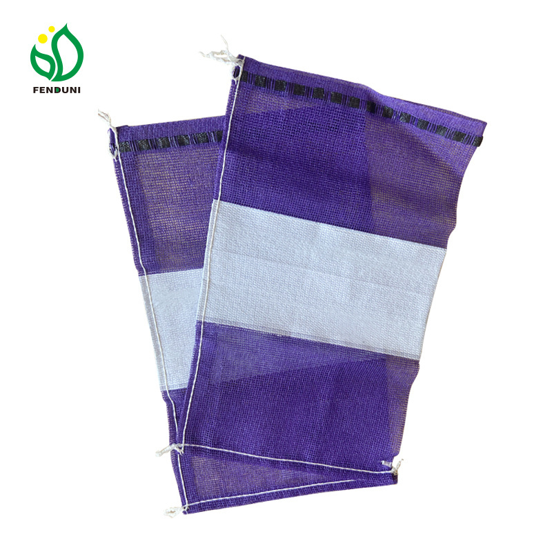 Hot sale vegetable fruit leno MESH BAG , PP MESH BAG for potato Onion,Drawstring firewood Mesh/NET BAG with good price