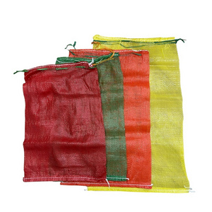 Hot sale vegetable fruit leno MESH BAG , PP MESH BAG for potato Onion,Drawstring firewood Mesh/NET BAG with good price