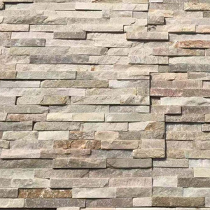 Exterior Wall Rustic/Beige/Black Slate Culture Stone Wall Cladding Tiles Stone Veneer Panels