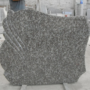 G664 Pink Granite  Funeral Tombstone Headstone  for Cemetery Customized Monument Factory Price