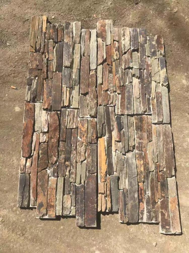 china Cheap natural /rusty slate flagstone for wall pavement