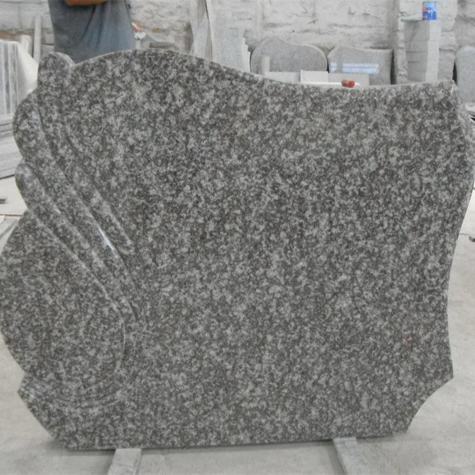 G664 Pink / Brown Granite Slabs  Funeral Tombstone Headstone Grave Stone for Cemetery Customized