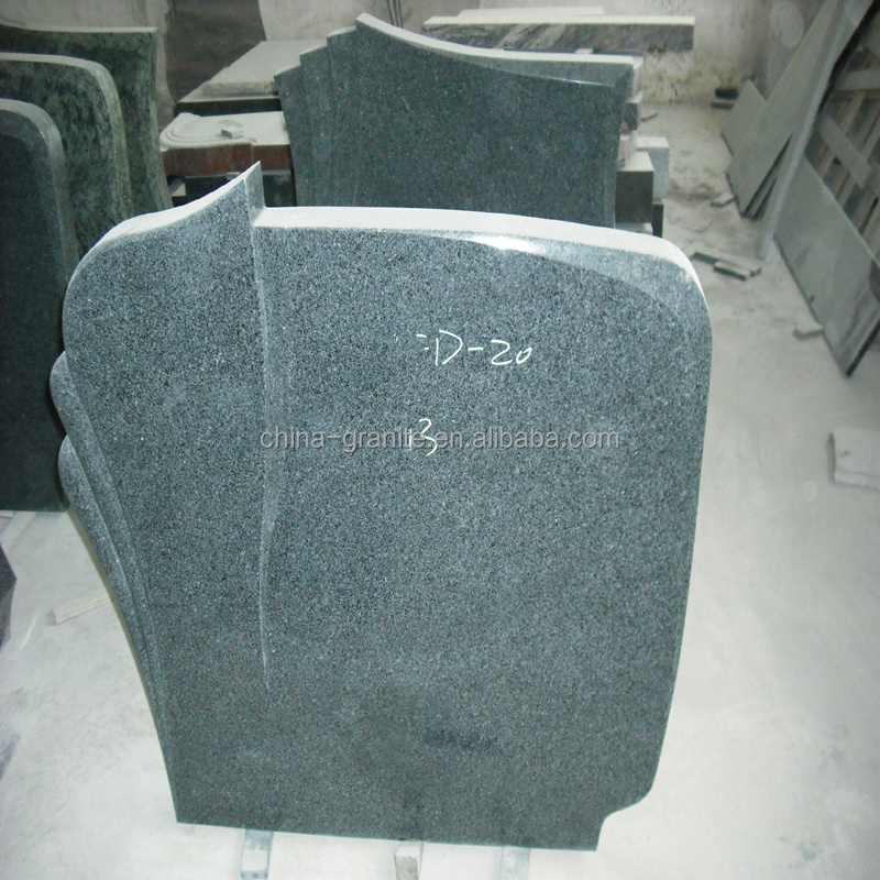 Large cemetery marble weeping angel marble tombstone