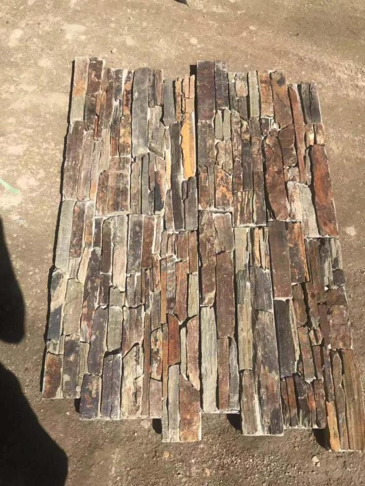 china Cheap natural /rusty slate flagstone for wall pavement