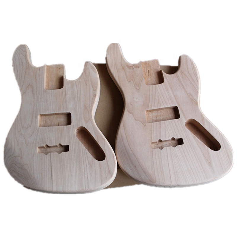 Huiyuan p bass body cnc guitar body custom Ash body,Basswood Body electric guitar body,no painting