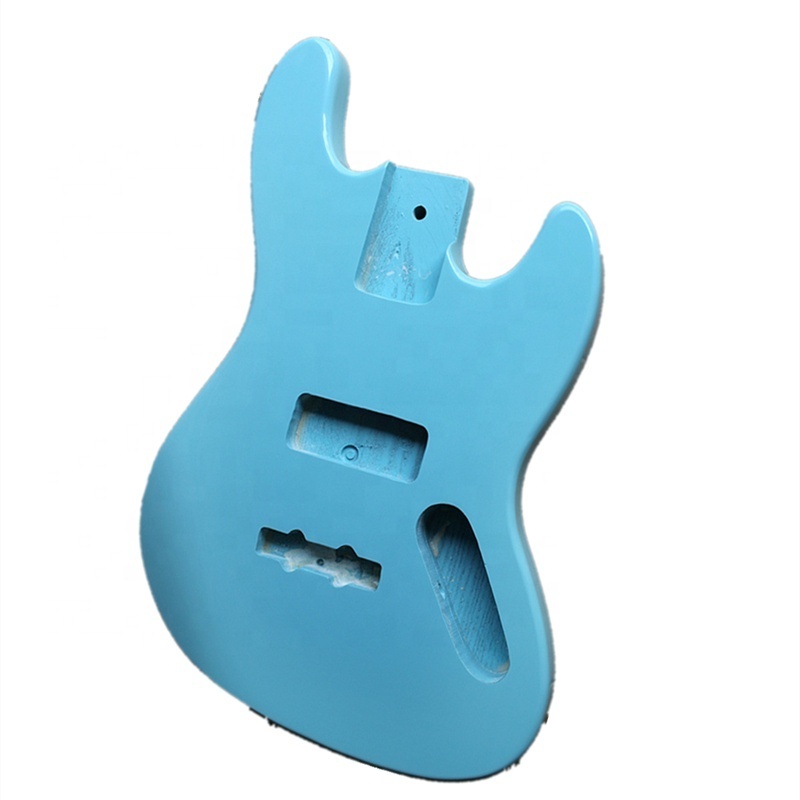 Huiyuan p bass Sky Blue Bass Body cnc guitar body custom Basswood Electric guitar bass body