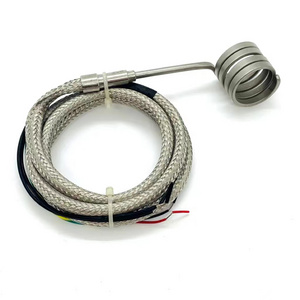 Customizable high density electric heating element 220v 1000w air cylinder heater with thermocouple wire