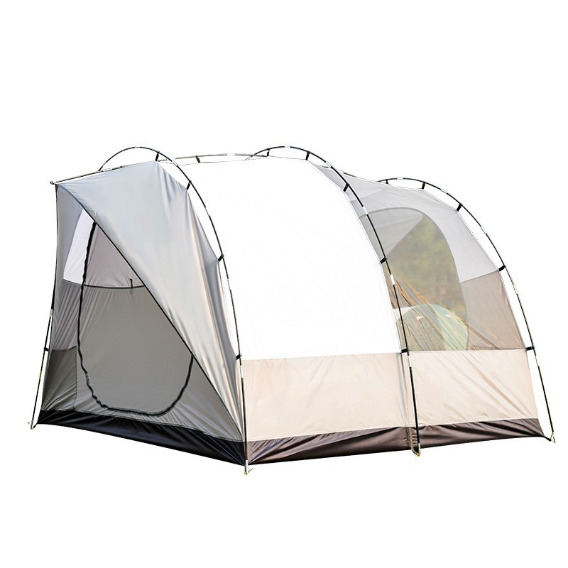 Hanser LC-509 Portable Outdoor Tent Large Space Camping Tent 4-6 Person Fast Pitch Dome Family Tent with Screen Room