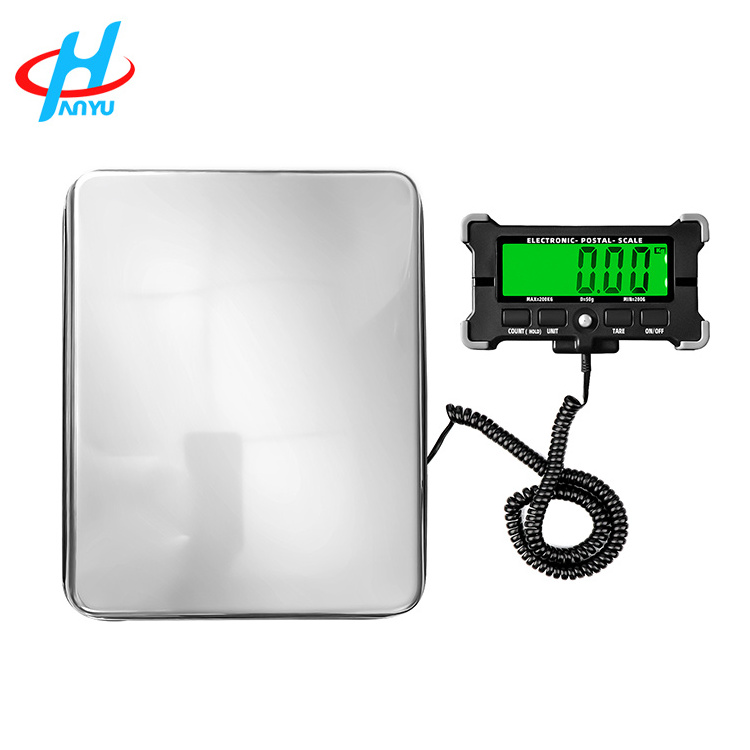 200KG Stainless steel wholesale digital postal scale shipping scale