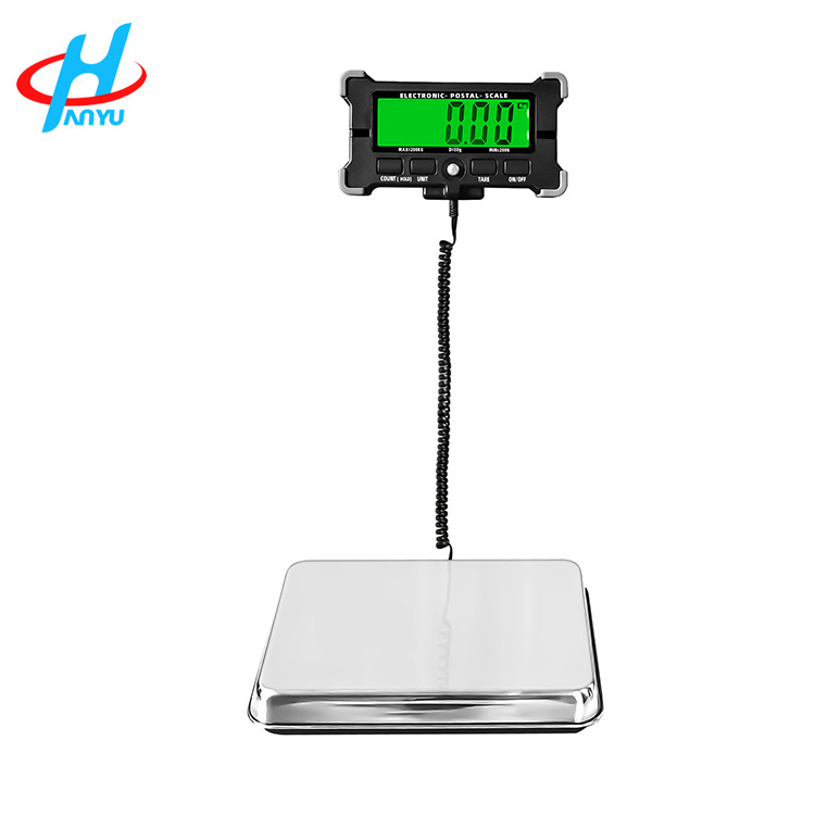 200KG Stainless steel wholesale digital postal scale shipping scale