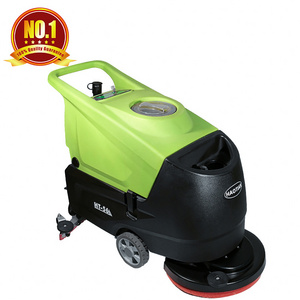 HT-56 model 20 inch brush Silence low noise battery type hand push floor scrubber, floor tile wash cleaning machine