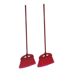 Plastic Broom Head Long Handle Garden Brooms Soft for Outdoor Road Concrete Floor