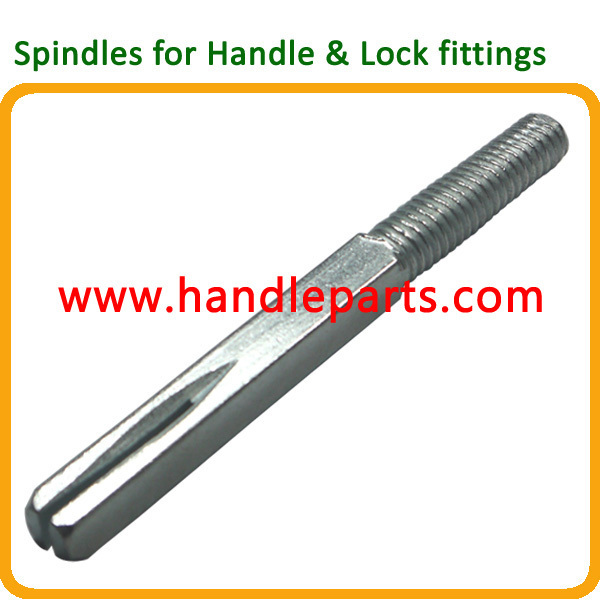 square bole holes spindle for knob handle coupling shaft