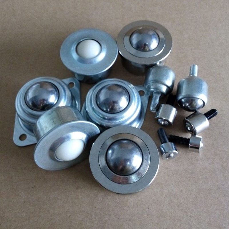 Flanged metal roller ball caster wheel heavy duty SP30 ball castor,steel made roller ball transfer unit