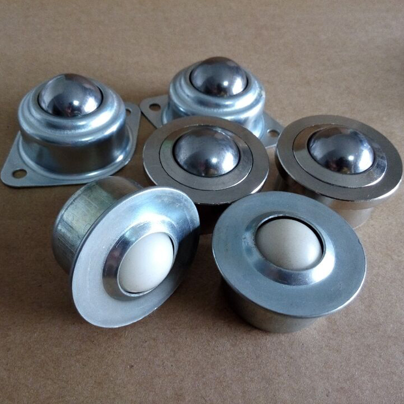 Flanged metal roller ball caster wheel heavy duty SP30 ball castor,steel made roller ball transfer unit